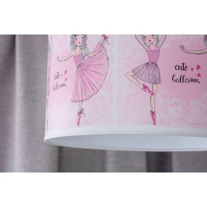 Duolla - Дитяча підвісна люстра PRINT M 1xE27/40W/230V діаметр 35 см балерини