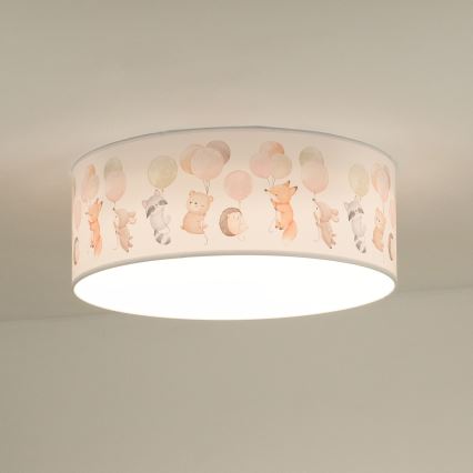 Duolla - Дитячий світлодіодний стельовий світильник CORTINA LED/26W/230V діаметр 40 см 4000K