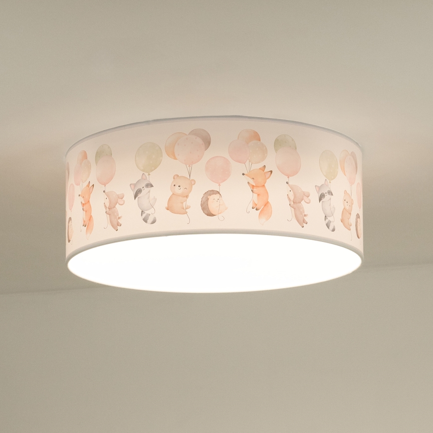 Duolla - Дитячий світлодіодний стельовий світильник CORTINA LED/26W/230V діаметр 40 см 4000K