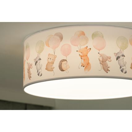 Duolla - Дитячий світлодіодний стельовий світильник CORTINA LED/26W/230V діаметр 40 см 4000K