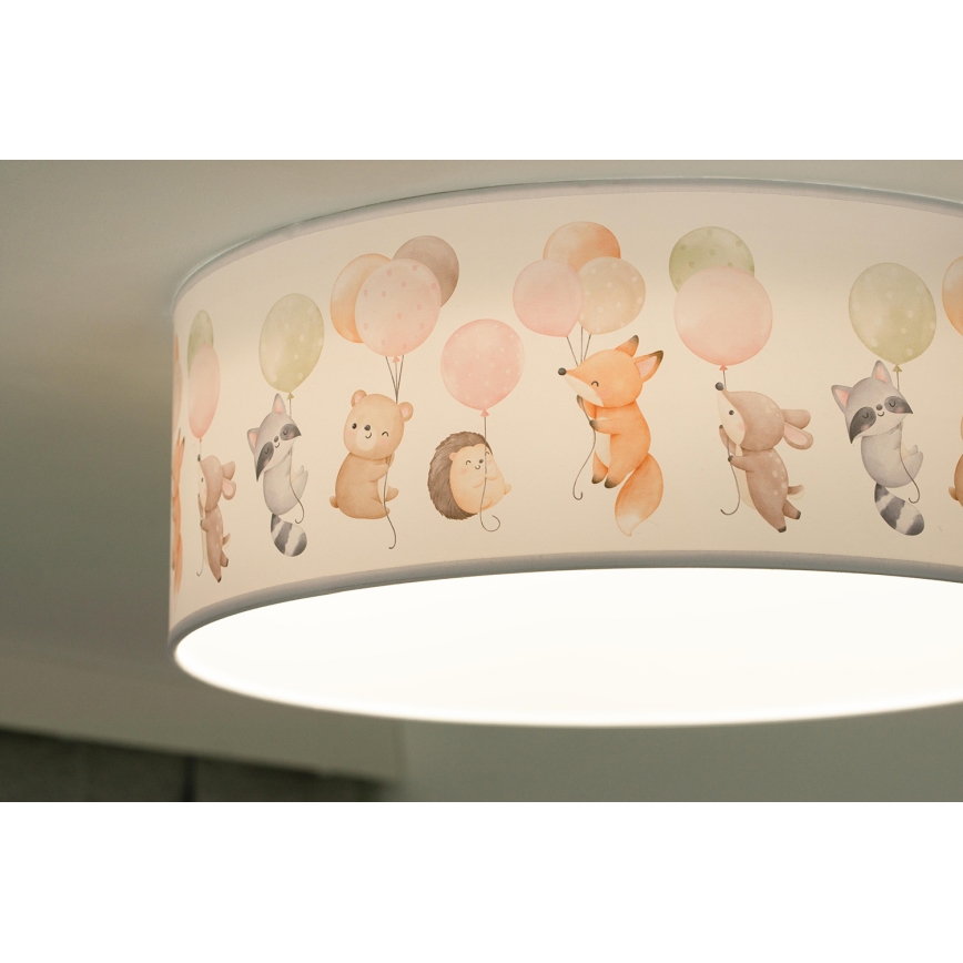 Duolla - Дитячий світлодіодний стельовий світильник CORTINA LED/26W/230V діаметр 40 см 4000K