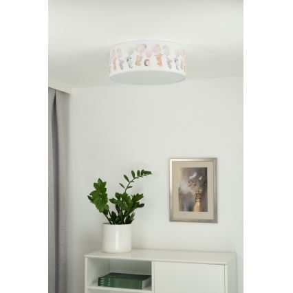 Duolla - Дитячий світлодіодний стельовий світильник CORTINA LED/26W/230V діаметр 40 см 4000K