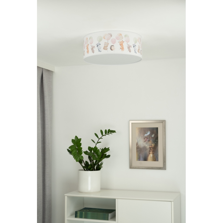 Duolla - Дитячий світлодіодний стельовий світильник CORTINA LED/26W/230V діаметр 40 см 4000K