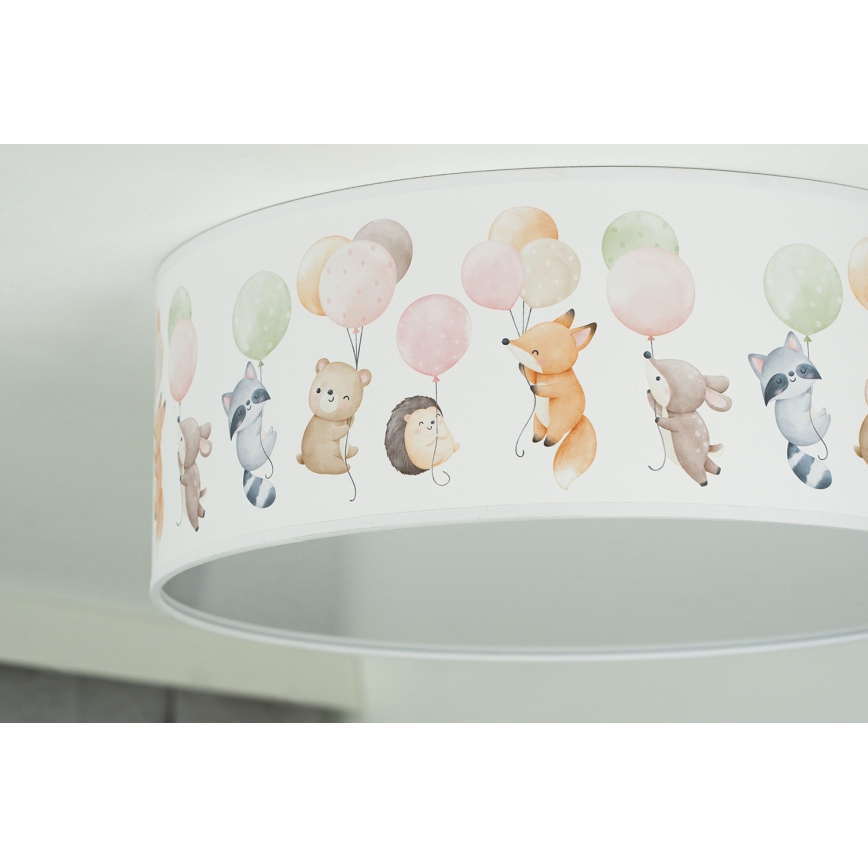 Duolla - Дитячий світлодіодний стельовий світильник CORTINA LED/26W/230V діаметр 40 см 4000K