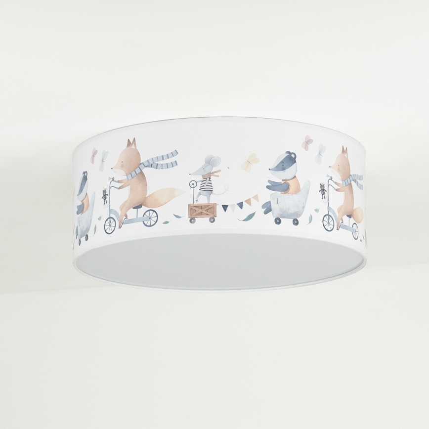 Duolla - Дитячий світлодіодний стельовий світильник CORTINA LED/26W/230V діаметр 40 см 4000K 