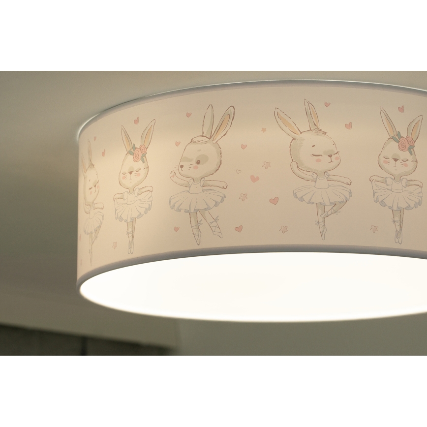 Duolla - Дитячий світлодіодний стельовий світильник CORTINA LED/26W/230V діаметр 40 см 4000K