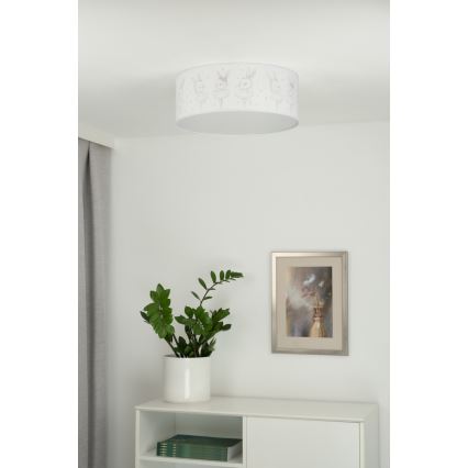Duolla - Дитячий світлодіодний стельовий світильник CORTINA LED/26W/230V діаметр 40 см 4000K