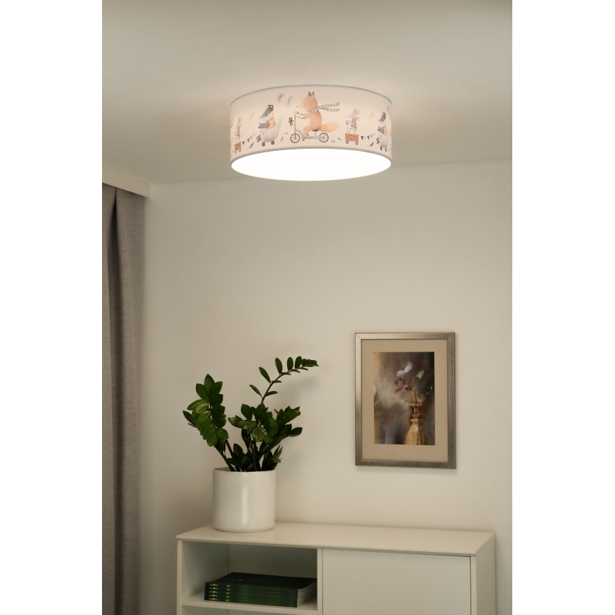 Duolla - Світильник дитячий стельовий LED CORTINA LED/26W/230V діам. 40 см 4000K