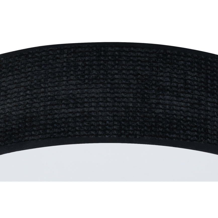 Duolla - Світлодіодний стельовий світильник CORTINA LED/26W/230V діам. 30 см 4000K чорний