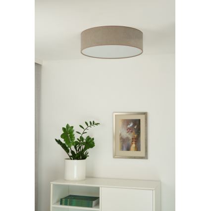 Duolla - Світильник стельовий LED CORTINA LED/26W/230V діам. 30 см 4000K коричневий