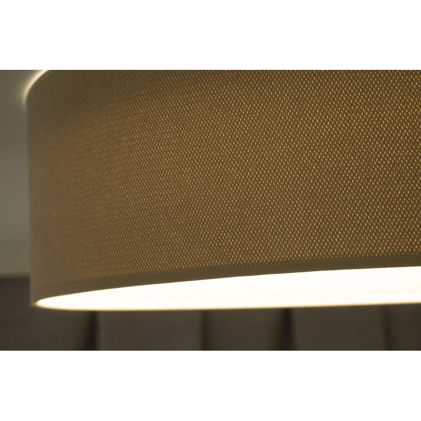 Duolla - Світлодіодний стельовий світильник CORTINA LED/26W/230V діам. 45 см 4000K бежевий