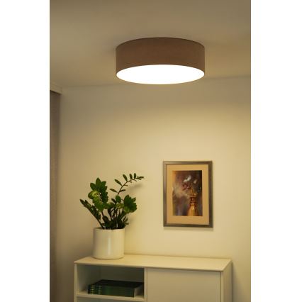 Duolla - Світильник стельовий LED CORTINA LED/26W/230V діам. 45 см 4000K коричневий