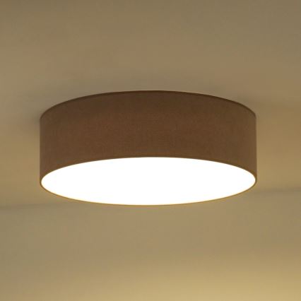 Duolla - Світильник стельовий LED CORTINA LED/26W/230V діам. 45 см 4000K коричневий