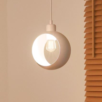 Duolla - Люстра на тросе IRONLINE 1xE27/15W/230V белая