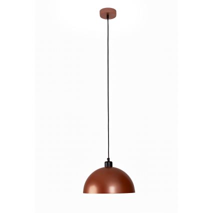 Duolla - Люстра на тросе IRONLINE 1xE27/15W/230V диаметр 27 см медная/чёрная