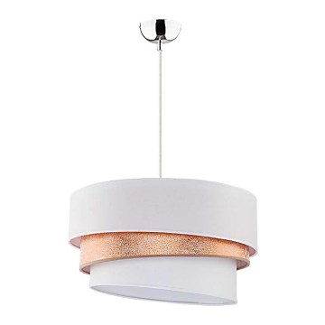 Duolla - Люстра на тросе TRIO 1xE27/40W/230V диам. 45 см золотистый/белый