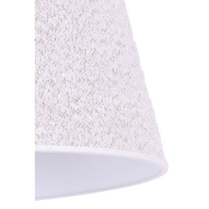 Duolla - Настільна лампа BOUCLE 1xE27/15W/230V діаметр 28 см білий/дерево