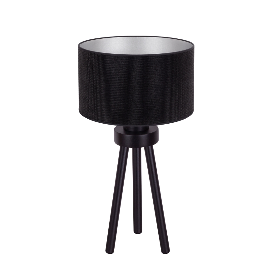 Duolla - Настільна лампа LYON 1xE27/15W/230V діаметр 30 см чорний