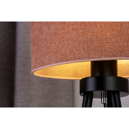 Duolla - Настільна лампа OVAL 1xE27/15W/230V діаметр 30 см рожевий