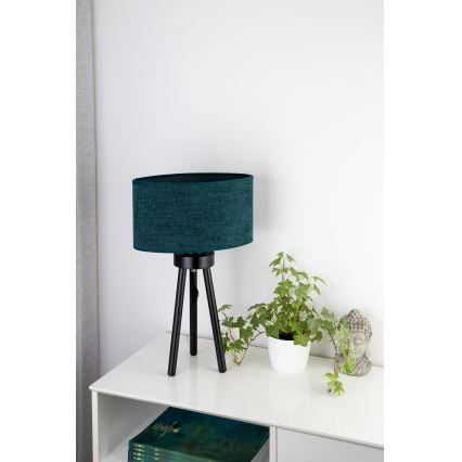 Duolla - Настільна лампа OVAL 1xE27/15W/230V діаметр 30 см зелений