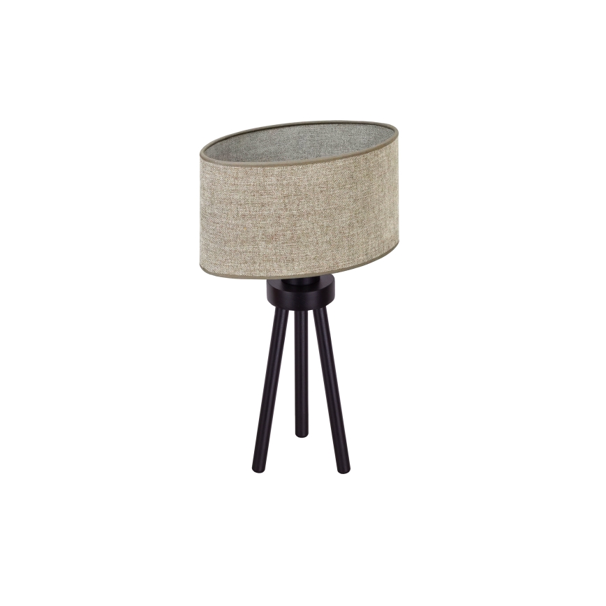 Duolla - Настільна лампа OVAL 1xE27/15W/230V діаметр 30 см коричневий