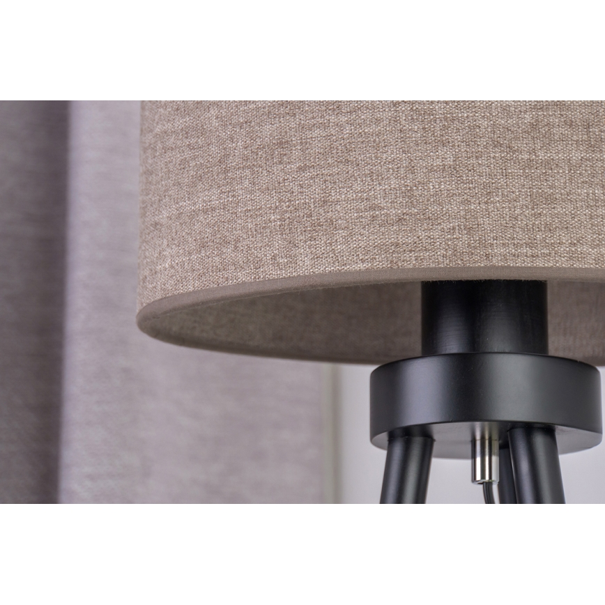 Duolla - Настільна лампа OVAL 1xE27/15W/230V діаметр 30 см коричневий