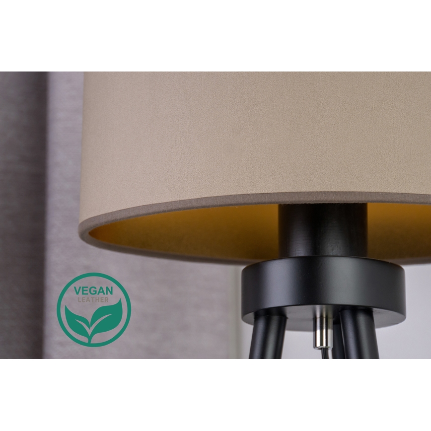 Duolla - Настільна лампа OVAL VEGAN 1xE27/15W/230V діаметр 30 см бежевий