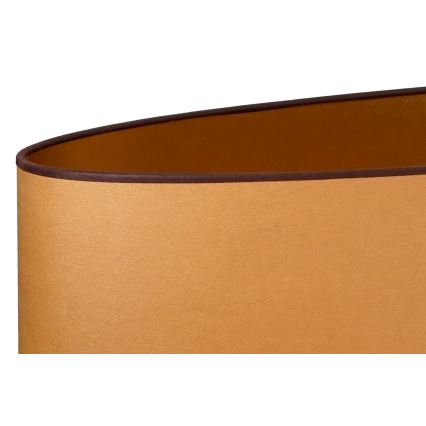 Duolla - Настільна лампа OVAL VEGAN 1xE27/15W/230V діаметр 30 см коричневий