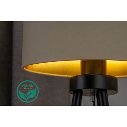 Duolla - Настільна лампа OVAL VEGAN 1xE27/15W/230V діаметр 30 см кремовий