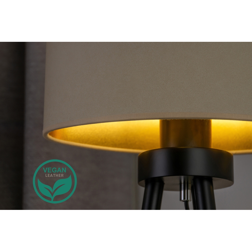 Duolla - Настільна лампа OVAL VEGAN 1xE27/15W/230V діаметр 30 см кремовий