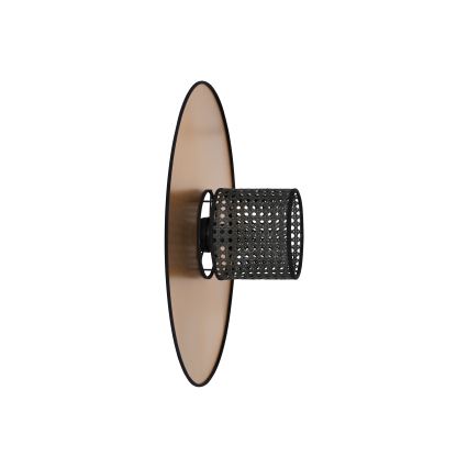 Duolla - Настінний світильник TOKYO RATTAN 1xE27/15W/230V діаметр 50 см золотий/чорний