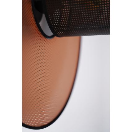 Duolla - Настінний світильник TOKYO SHINY 1xE27/15W/230V діаметр 50 см мідний/чорний