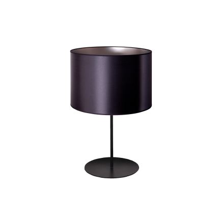 Duolla - Настольная лампа CANNES 1xE14/15W/230V диаметр 20 см черный/серебристый