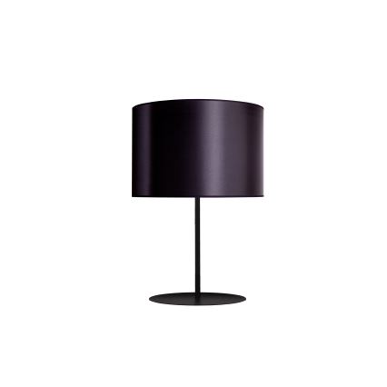 Duolla - Настольная лампа CANNES 1xE14/15W/230V диаметр 20 см черный/серебристый
