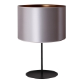 Duolla - Настольная лампа CANNES 1xE14/15W/230V диаметр 20 см серебристый/медный/черный