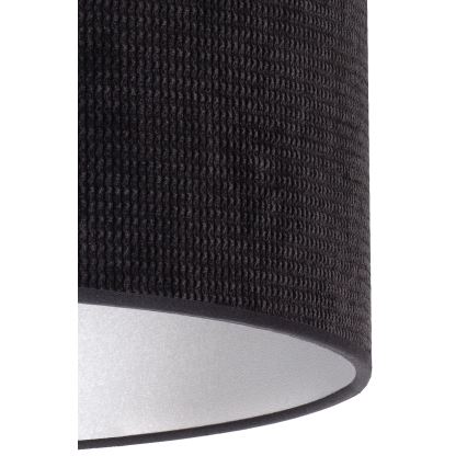 Duolla - Настольная лампа LYON 1xE27/15W/230V диаметр 30 см черный