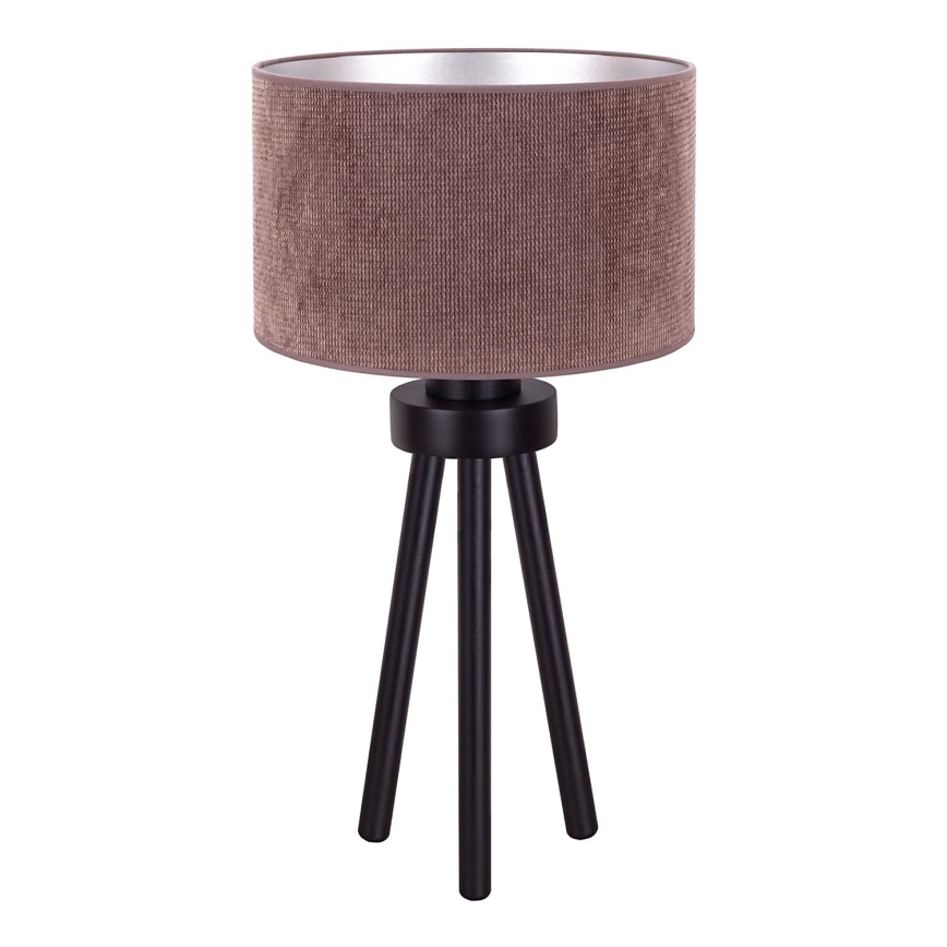 Duolla - Настольная лампа LYON 1xE27/15W/230V диаметр 30 см коричневый