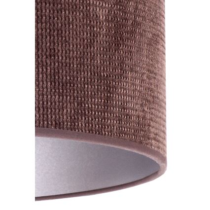 Duolla - Настольная лампа LYON 1xE27/15W/230V диаметр 30 см коричневый