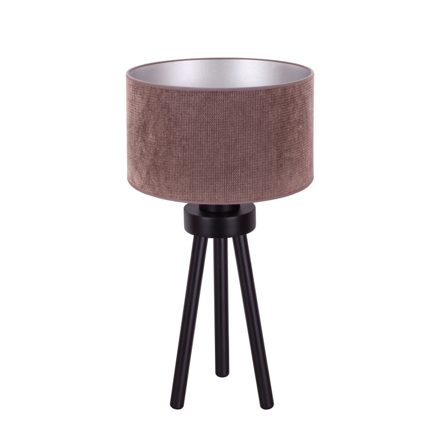 Duolla - Настольная лампа LYON 1xE27/15W/230V диаметр 30 см коричневый