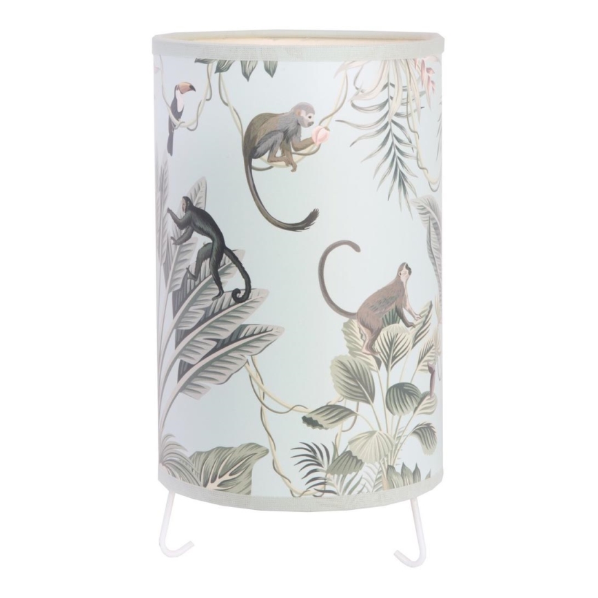 Duolla - Настольная лампа MONKEYS 1xE14/15W/230V диаметр 12,5 см