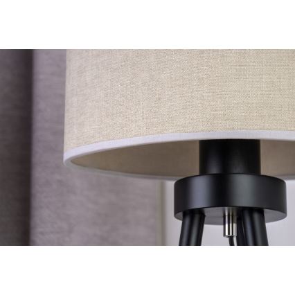 Duolla - Настольная лампа OVAL 1xE27/15W/230V диаметр 30 см серый