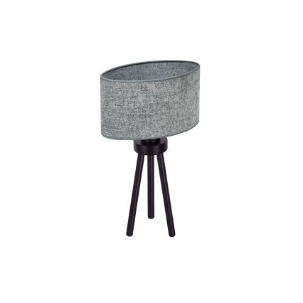 Duolla - Настольная лампа OVAL 1xE27/15W/230V диаметр 30 см серый