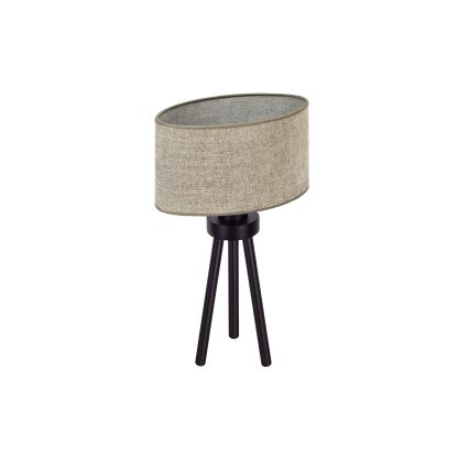 Duolla - Настольная лампа OVAL 1xE27/15W/230V диаметр 30 см коричневый