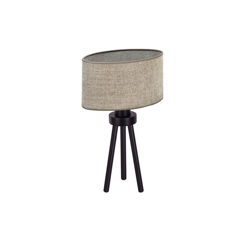 Duolla - Настольная лампа OVAL 1xE27/15W/230V диаметр 30 см коричневый