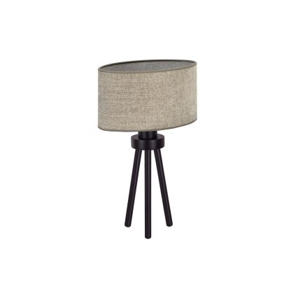 Duolla - Настольная лампа OVAL 1xE27/15W/230V диаметр 30 см коричневый