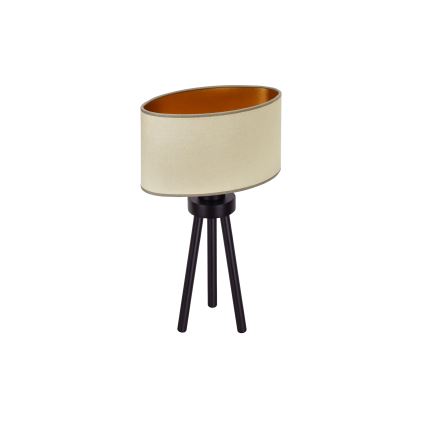 Duolla - Настольная лампа OVAL VEGAN 1xE27/15W/230V диаметр 30 см бежевый