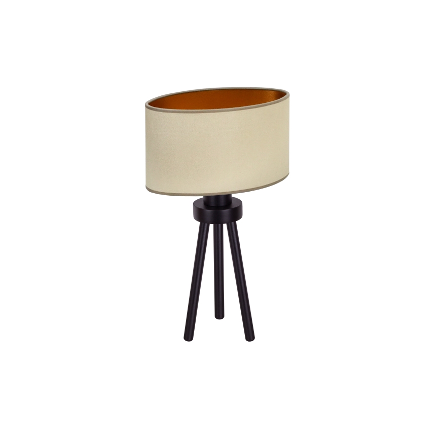 Duolla - Настольная лампа OVAL VEGAN 1xE27/15W/230V диаметр 30 см бежевый