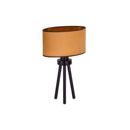 Duolla - Настольная лампа OVAL VEGAN 1xE27/15W/230V диаметр 30 см коричневый