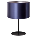 Duolla - Настольная лампа CANNES 1xE14/15W/230V 20 см синий/серебряный/черный