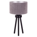Duolla - Настольная лампа LYON 1xE27/15W/230V серый